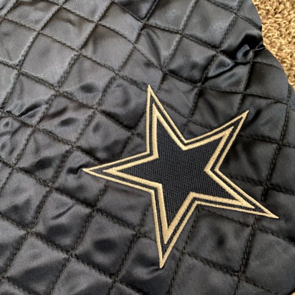 NWT * DALLAS COWBOYS Dark BLUE QUILTED TOTE Bag PURSE - Picture 3 of 9